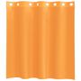 Voir la diapositive 4 : VIDAXL Rideaux en voile avec œillets 2 pcs orange 140x140 cm