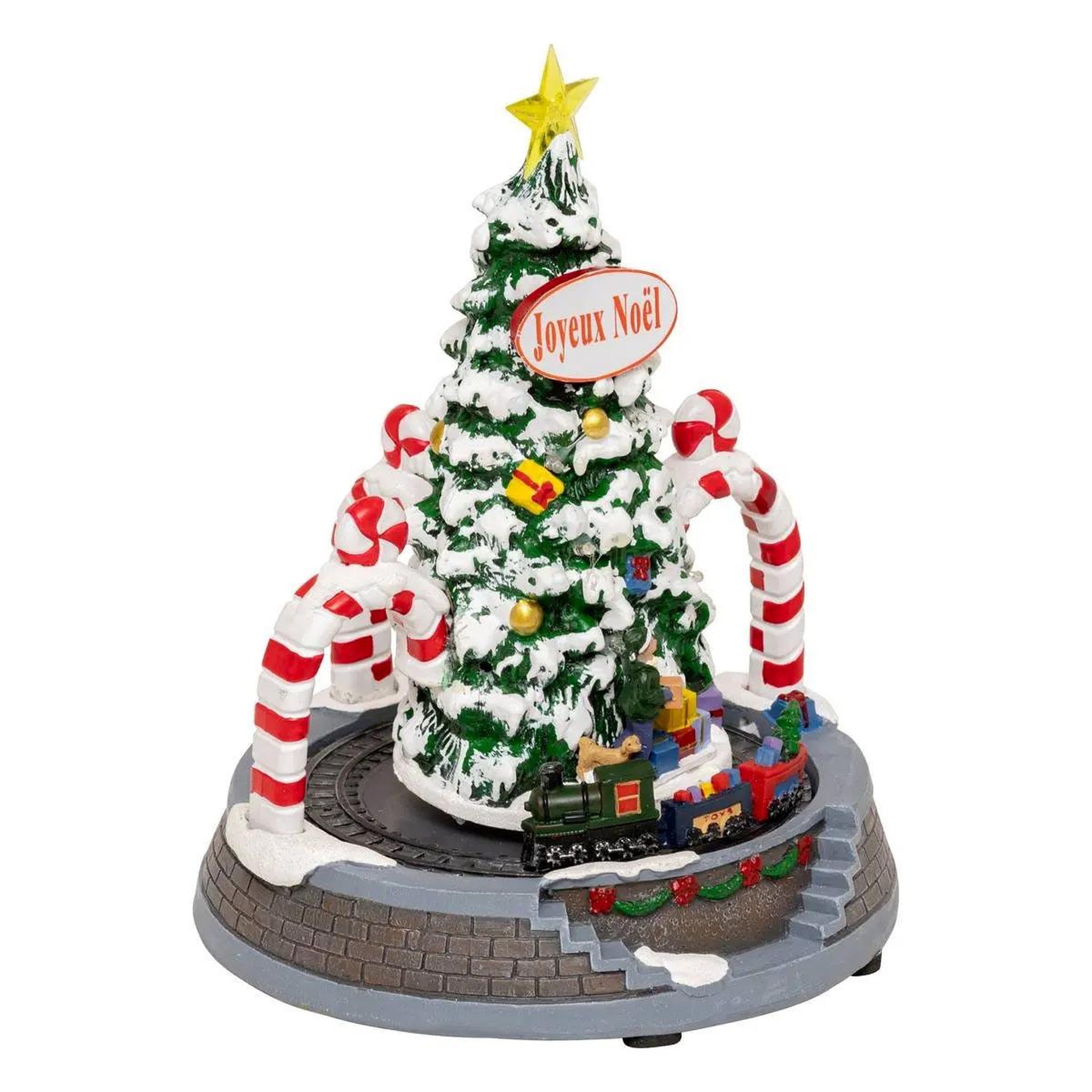 Voir la diapositive 1 : ATMOSPHERA Village de noel sapin train 208836