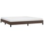 Voir la diapositive 3 : VIDAXL Cadre de lit sans matelas marron 200x200 cm similicuir