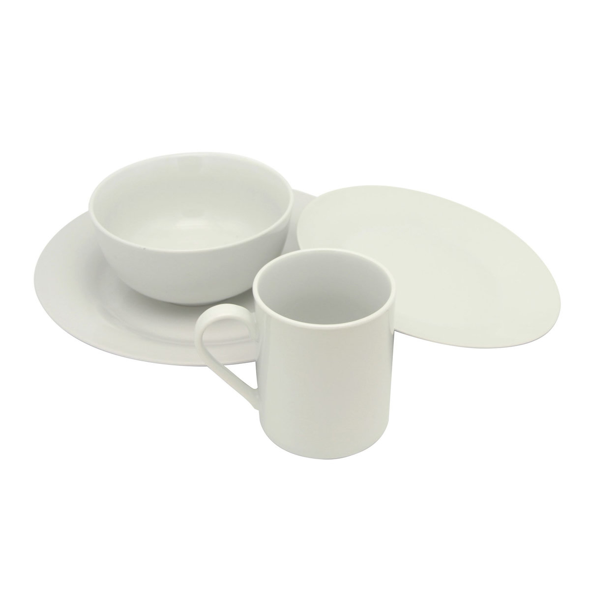 Service d'assiettes 24 pièces en Porcelaine