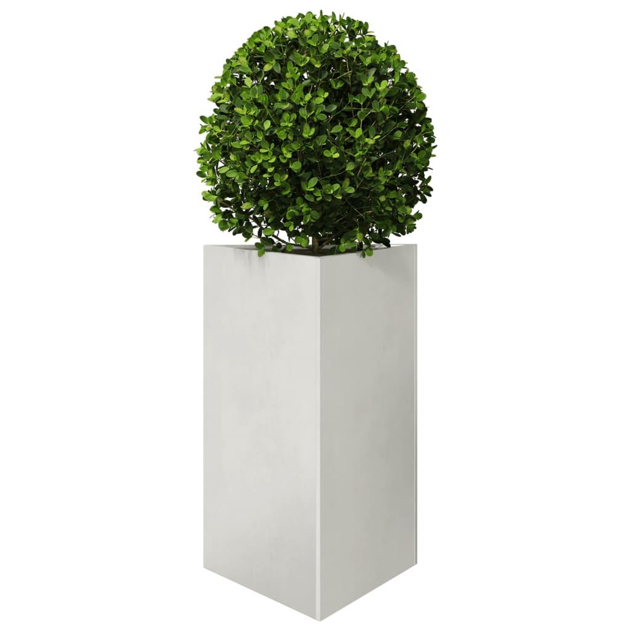 Voir la diapositive 3 : VIDAXL Jardiniere triangulaire 50x43x75 cm acier inoxydable