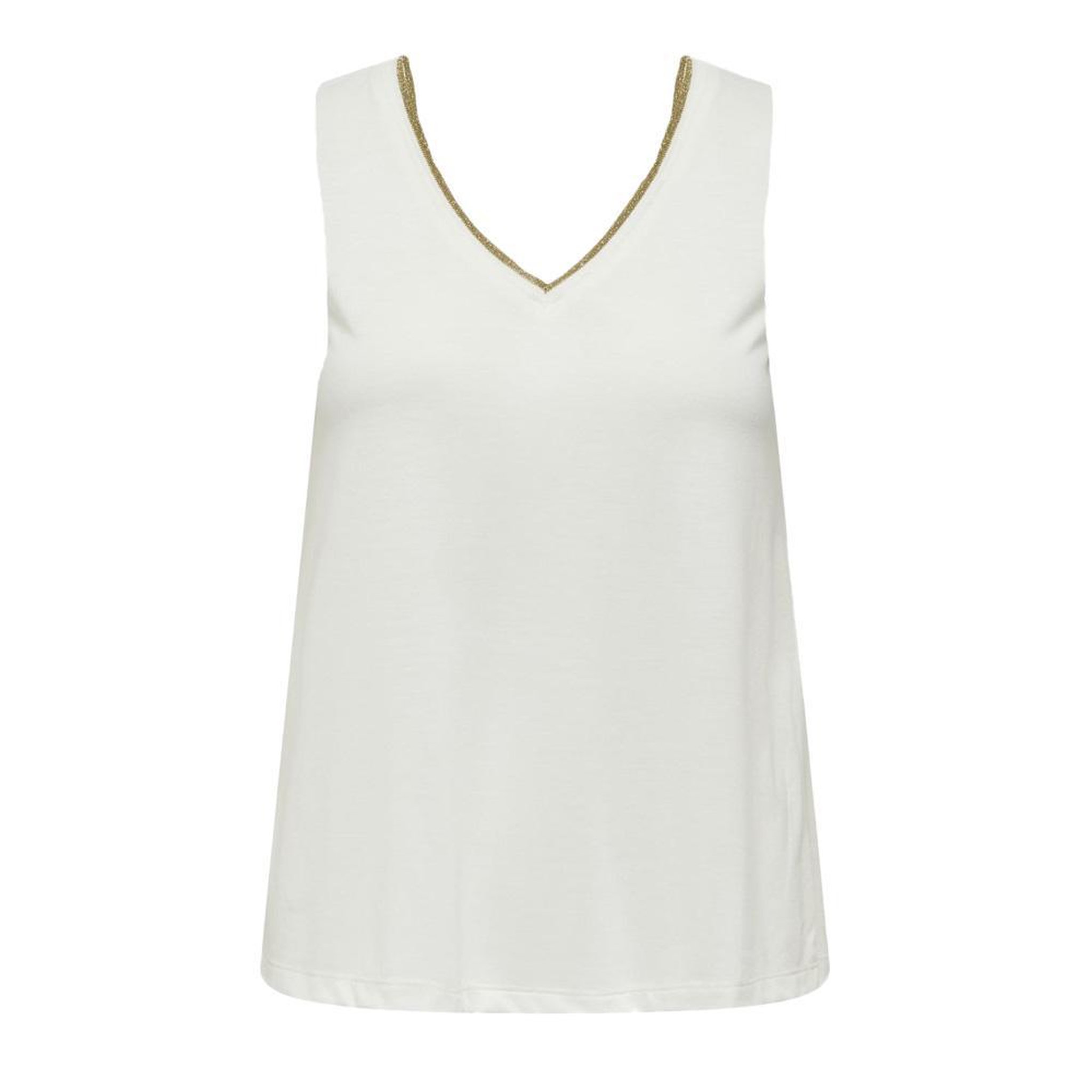 JACQUELINE DE YONG Débardeur  Femme JDY Lurex. Coloris disponibles : Blanc