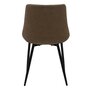 Voir la diapositive 5 : Rendez vous déco Lot de 2 chaises en cuir synthétique taupe et métal noir - Killi