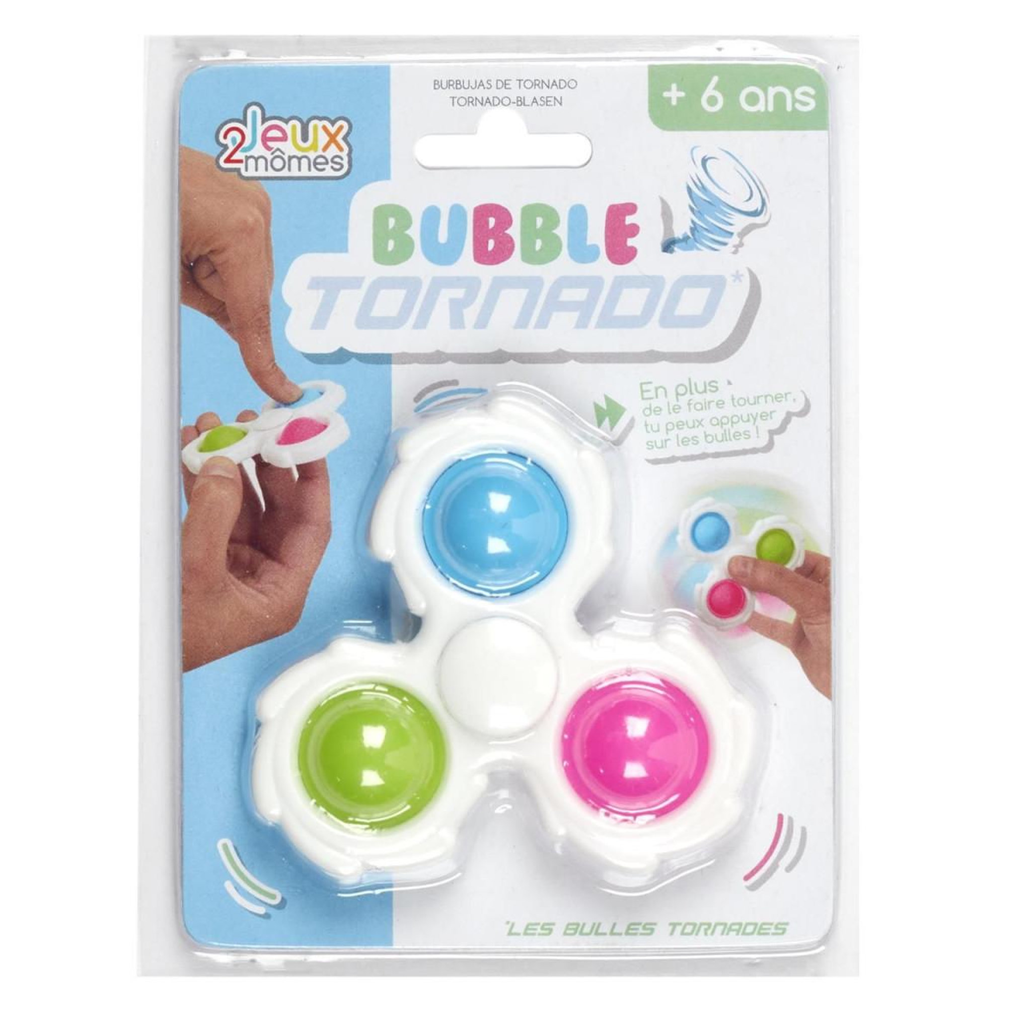 Voir la diapositive 6 : Jeux 2 momes Jeu Roulette  Bubble Game Tornado  9cm Blanc