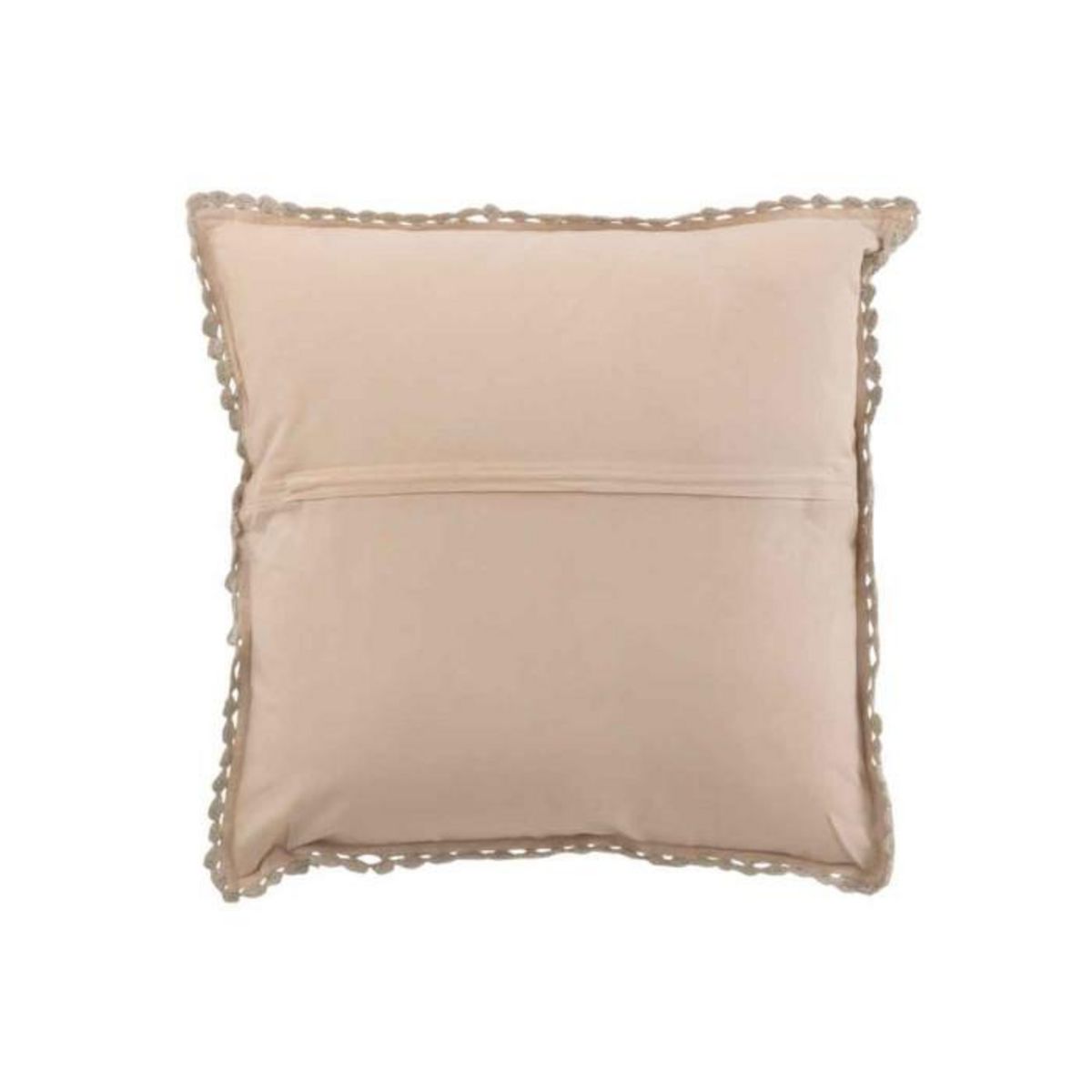 Paris Prix Coussin Déco  Dentelle  45x45cm Taupe