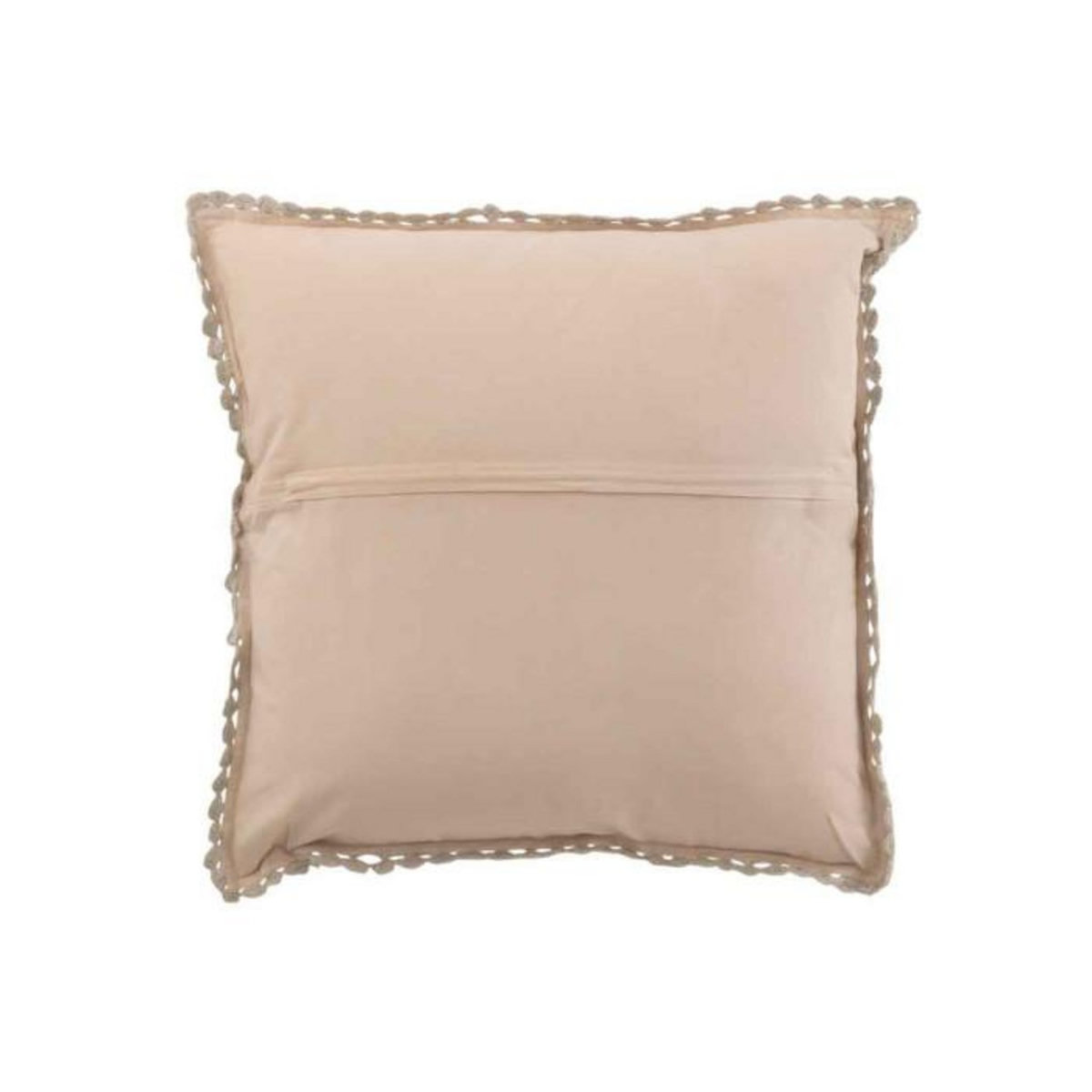 Paris Prix Coussin Déco  Dentelle  45x45cm Taupe