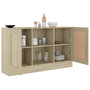 Voir la diapositive 4 : VIDAXL Buffet Chene sonoma 120x30,5x70 cm Bois d'ingenierie