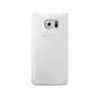 SAMSUNG Housse et coque téléphone Flip wallet Blanc pour Galaxy S6 Edge