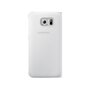 SAMSUNG Housse et coque téléphone Flip wallet Blanc pour Galaxy S6 Edge