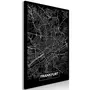 Paris Prix Tableau Imprimé  Dark Map of Frankfurt 