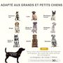 Voir la diapositive 4 : PAWHUT Lit sur pieds pour chien chat lit de camp animal lit surélevé Oxford textilène micro-perforé dim. 92L x 76l x 18H cm marron
