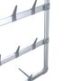 Voir la diapositive 5 : VIDAXL Etagere a chaussures suspendue Argente 66x13x139 cm