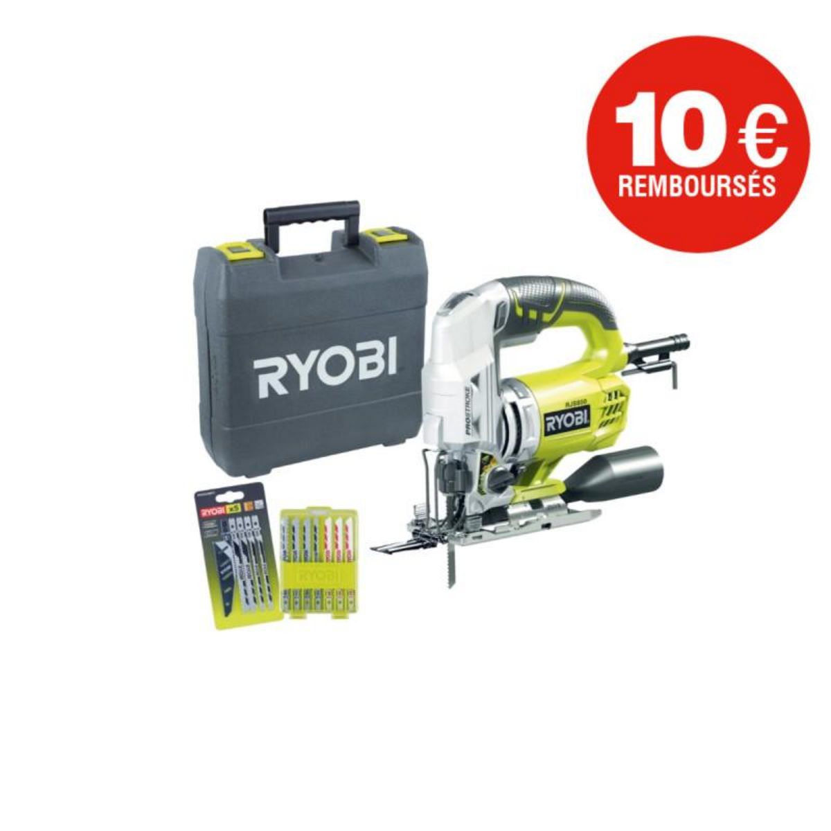 Ryobi Scie sauteuse filaire et accessoires RYOBI - 600 W - RJS850KA15