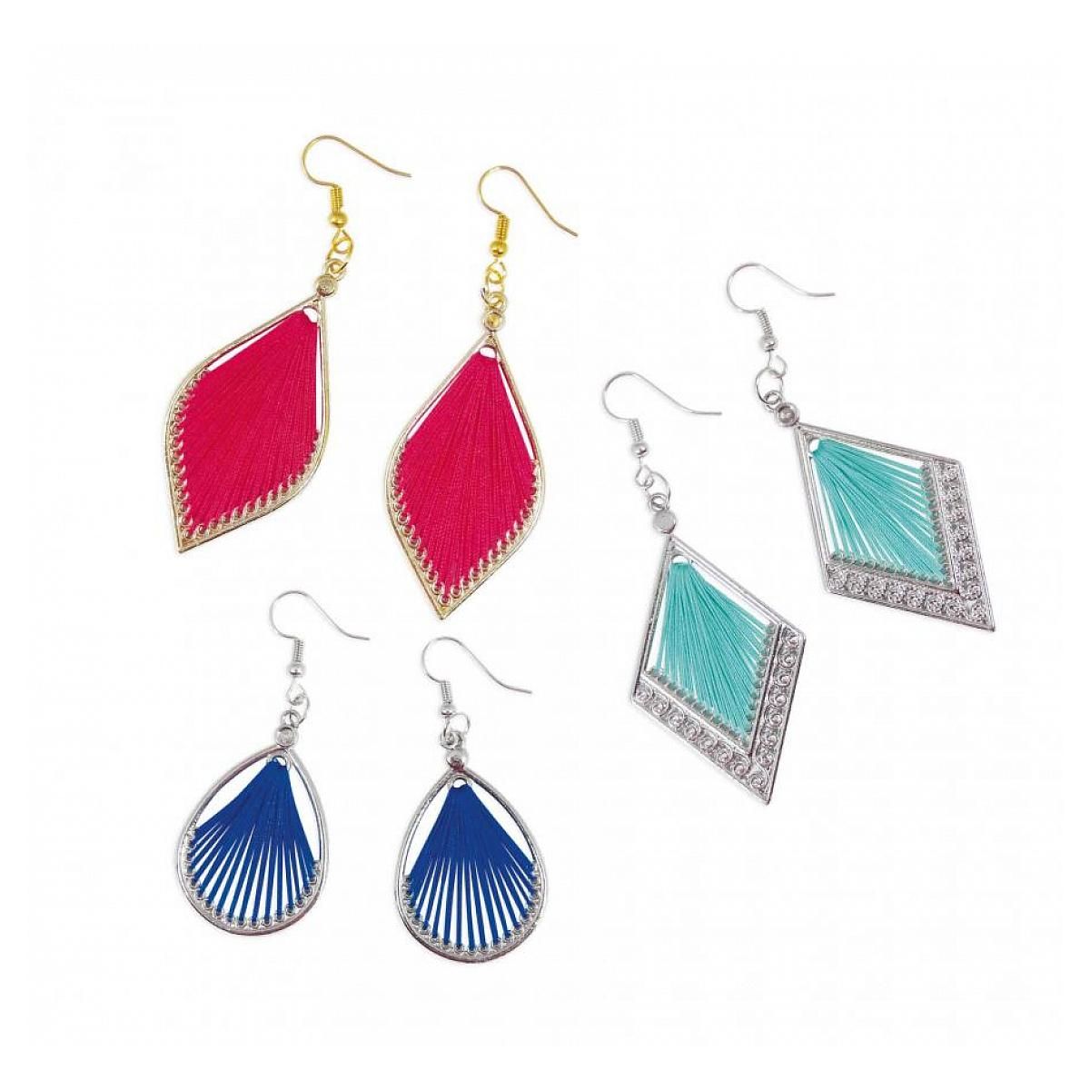 BUKI Bijoux string art - Boucles d'oreilles