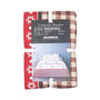 Voir la diapositive 4 : Dourev Housse de couette 240x220 + 2 taies flanelle 100% coton