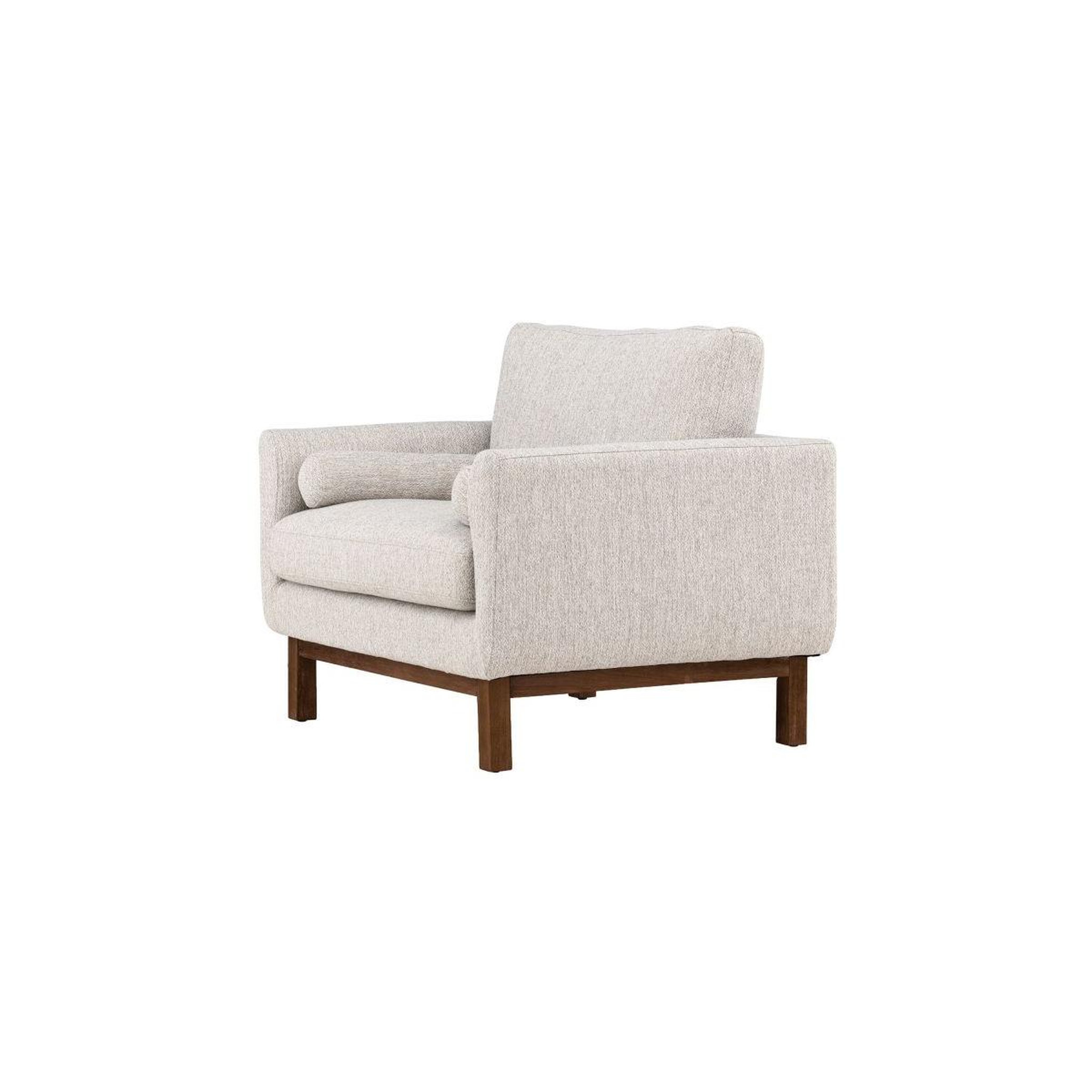 Voir la diapositive 3 : Paris Prix Fauteuil design en tissu  olympos  109cm beige