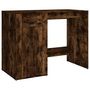 Voir la diapositive 2 : VIDAXL Bureau Chene fume 100x49x75 cm Bois d'ingenierie