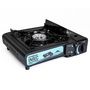 Voir la diapositive 4 : INTEC Réchaud gaz Portable 2200W + 12 Cartouches gaz butane Camping Road trips Piezo Mallette Etna INTEC