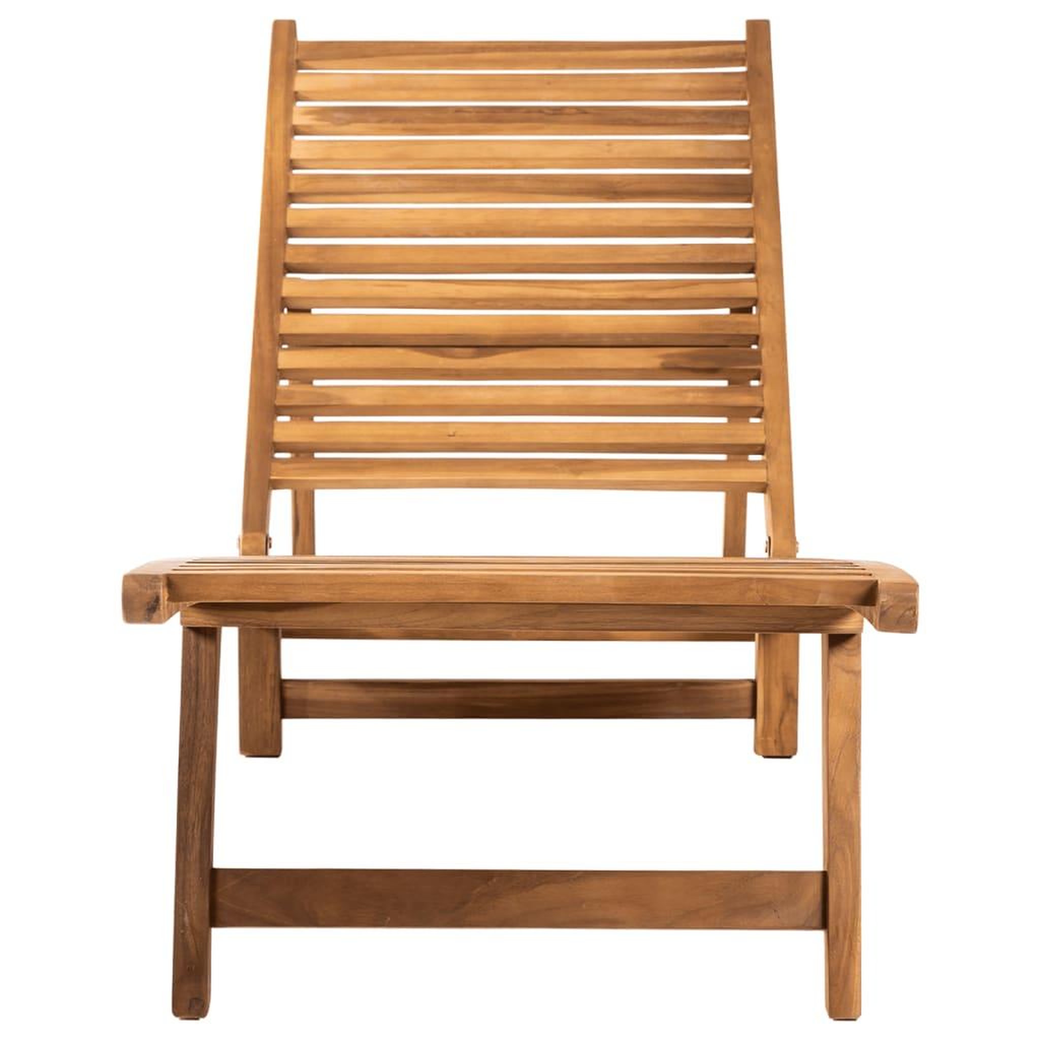 Voir la diapositive 2 : VIDAXL Chaise longue bois de teck solide