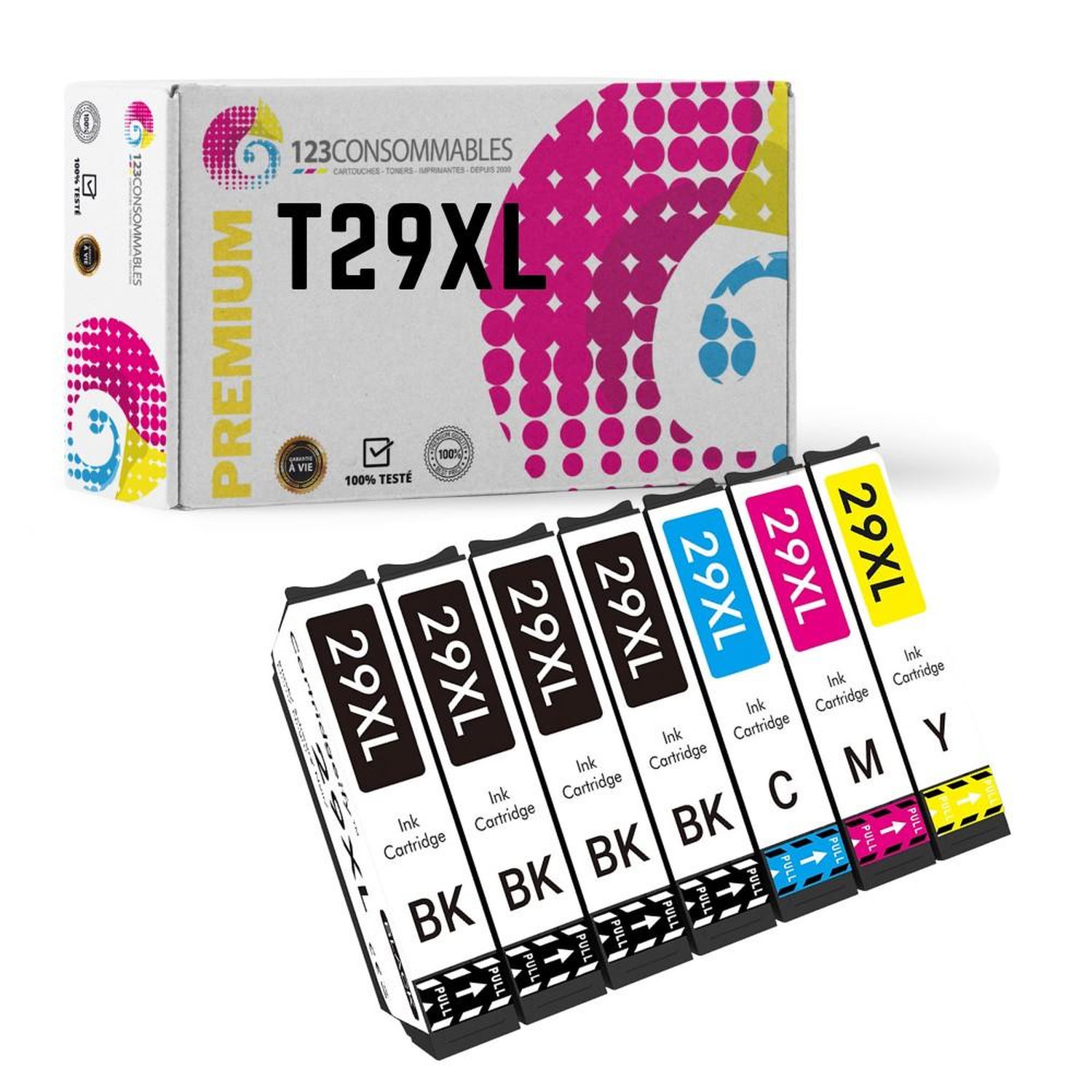 Pack 7 Cartouches compatibles EPSON T29XL Neuf - vue 2