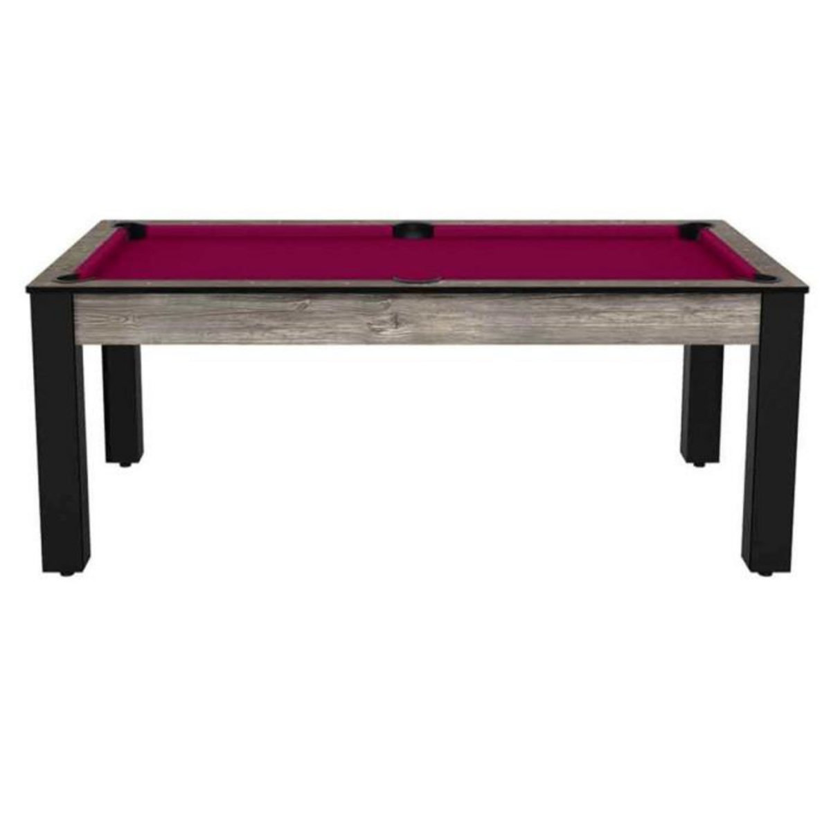 Paris Prix Table de Billard Convertible  Oregon  213cm Naturel & Prune