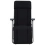 Voir la diapositive 4 : VIDAXL Chaises pliables de jardin avec coussins lot de 2 Noir