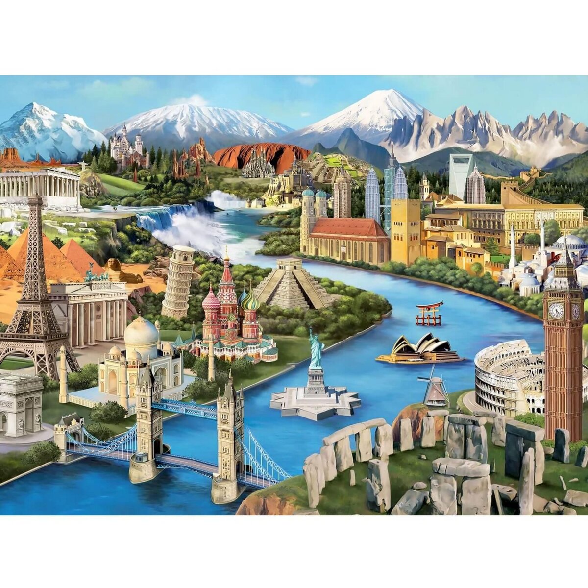 PERRE / ANATOLIAN Puzzle 2000 pièces : Monuments populaires