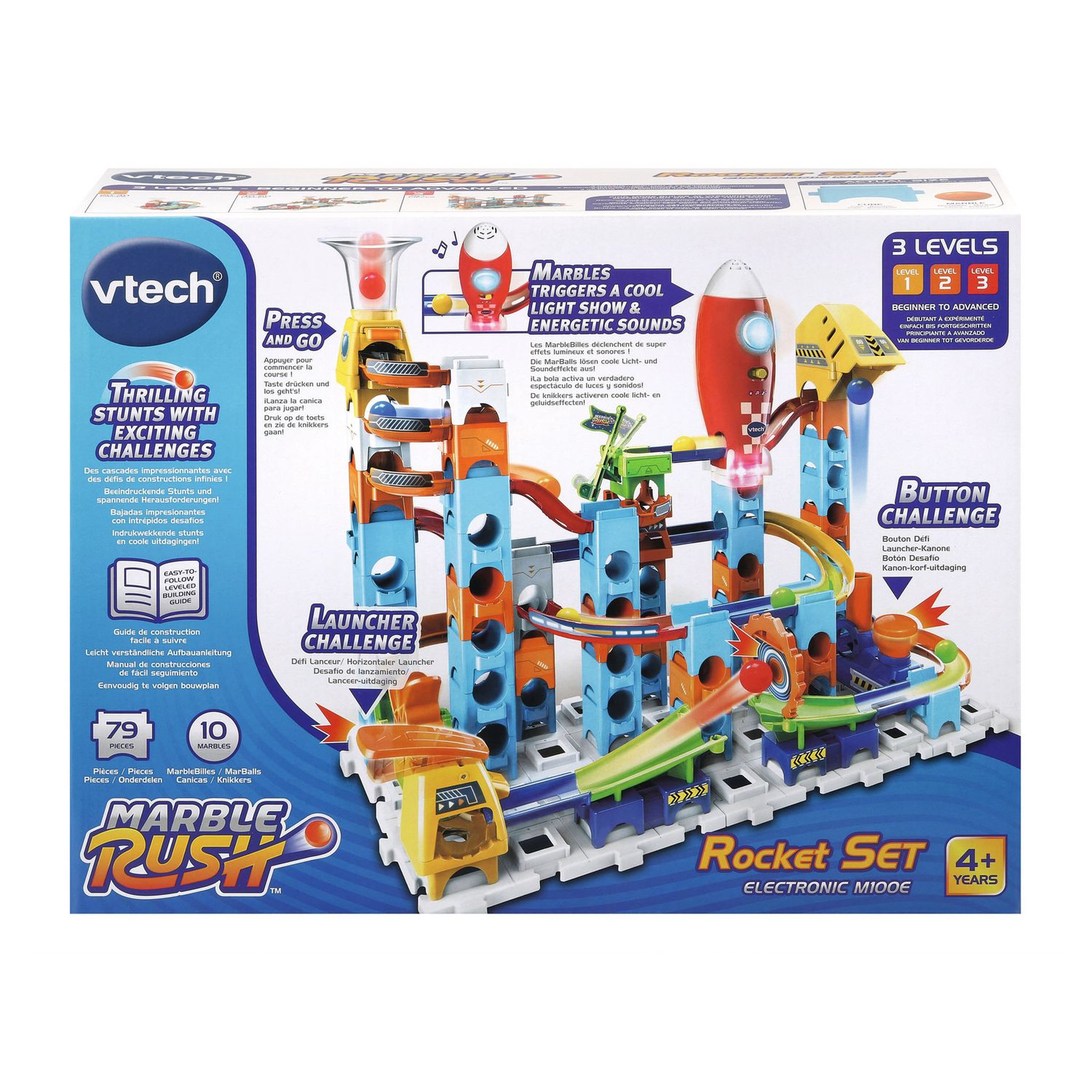 Voir la diapositive 2 : VTECH Circuit à billes - Marble Rush - Rocket Set Electronic M100E
