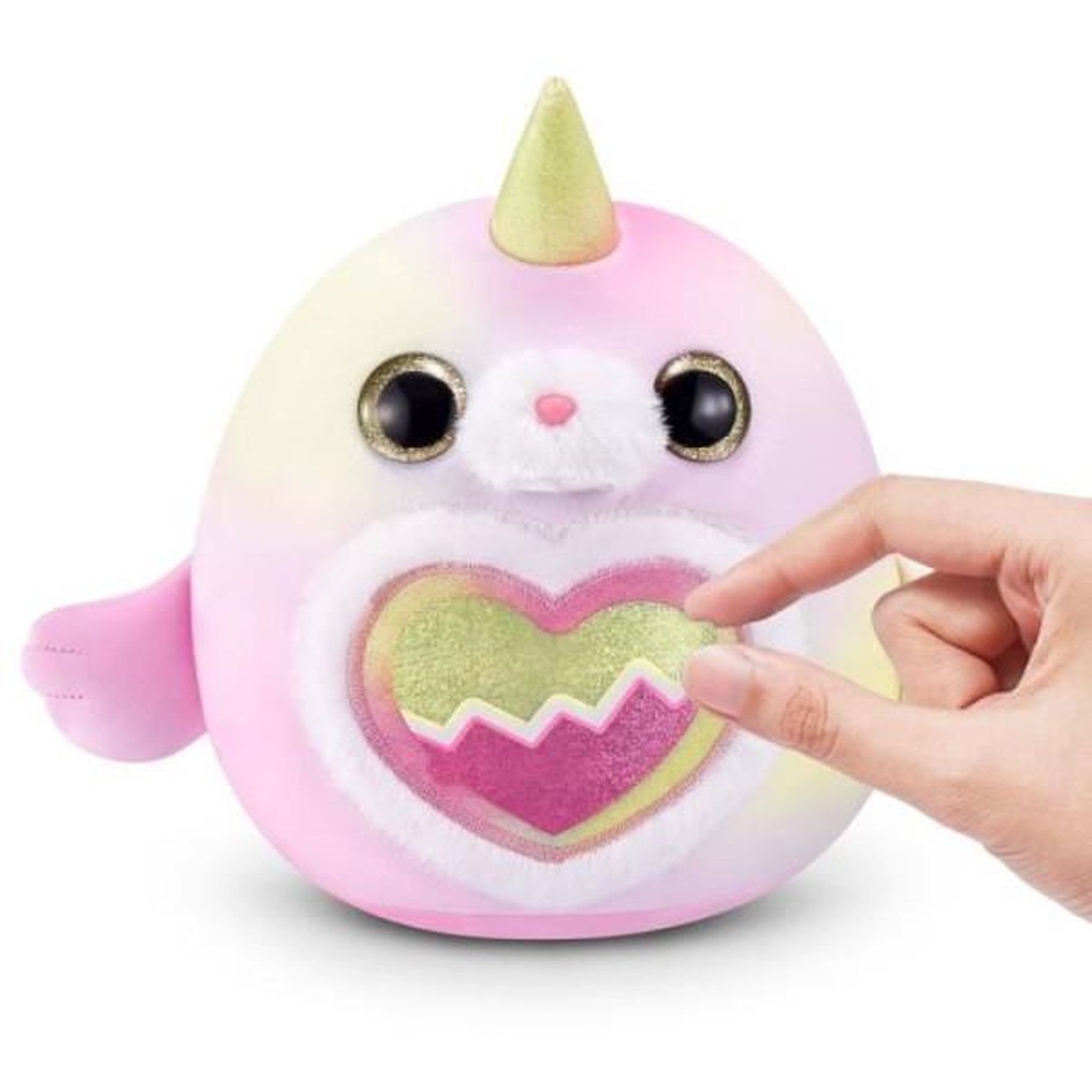 Voir la diapositive 3 : ZURU oeuf surprise peluche - RAINBOCORNS - Eggzania Frozen Mania - Theme givré - Peluche a découvrir - Accessoires inclus