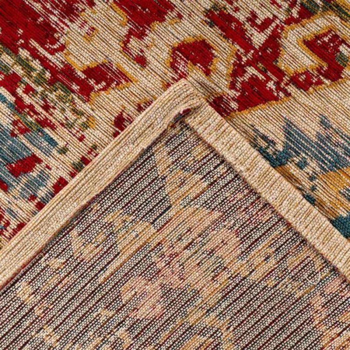 Paris Prix Tapis Tissé Vintage Oriental  Charme  Rouge