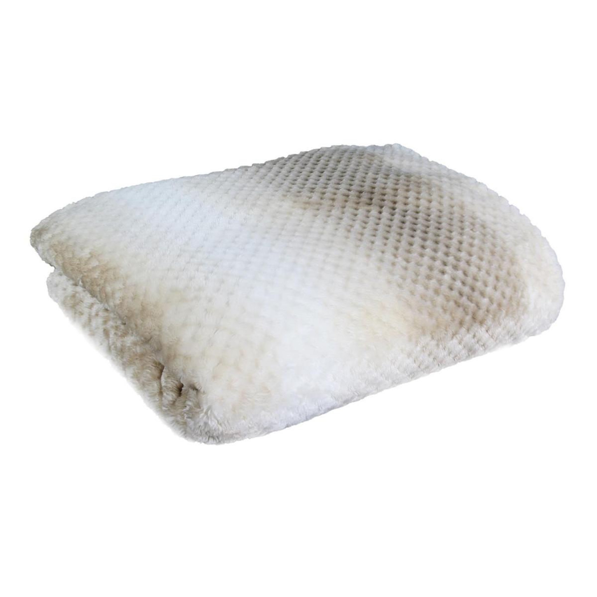 The Home Deco Factory Plaid tie and dye  teintes  150x200cm beige