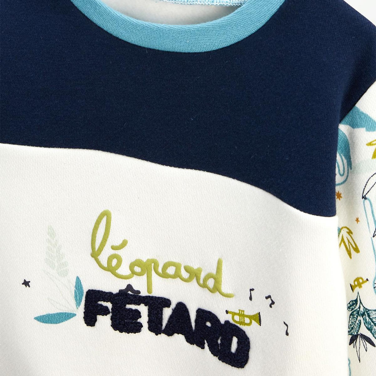 Petit Béguin Sweat-shirt enfant en molleton Oscar