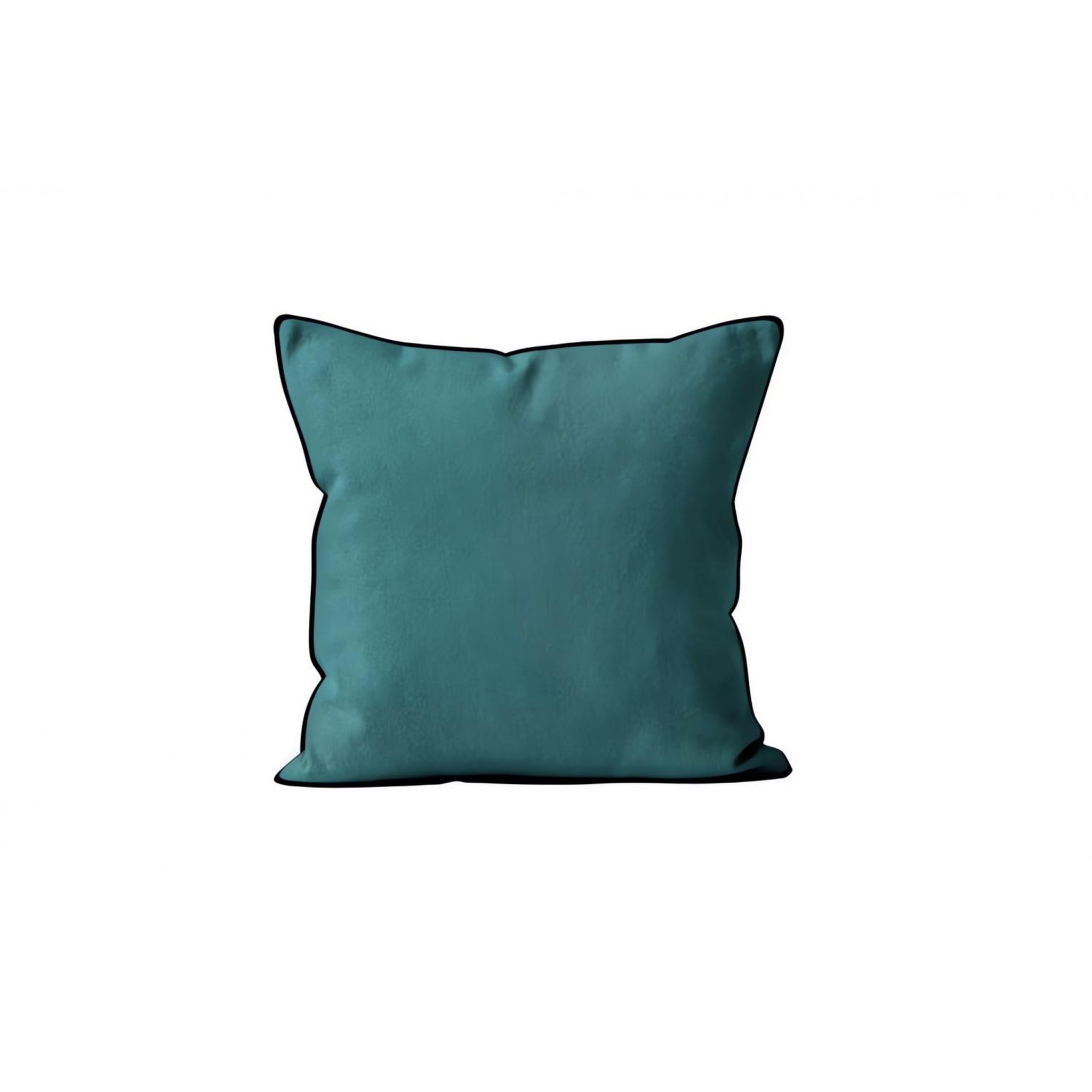 SOLEIL D'OCRE Coussin en microfibre lavée BOHEME, par Soleil d'Ocre. Coloris disponibles : Vert, Blanc, Bleu, Beige, Noir, Gris