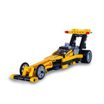 Jamara CaDA Drag Racing jaune Bricks