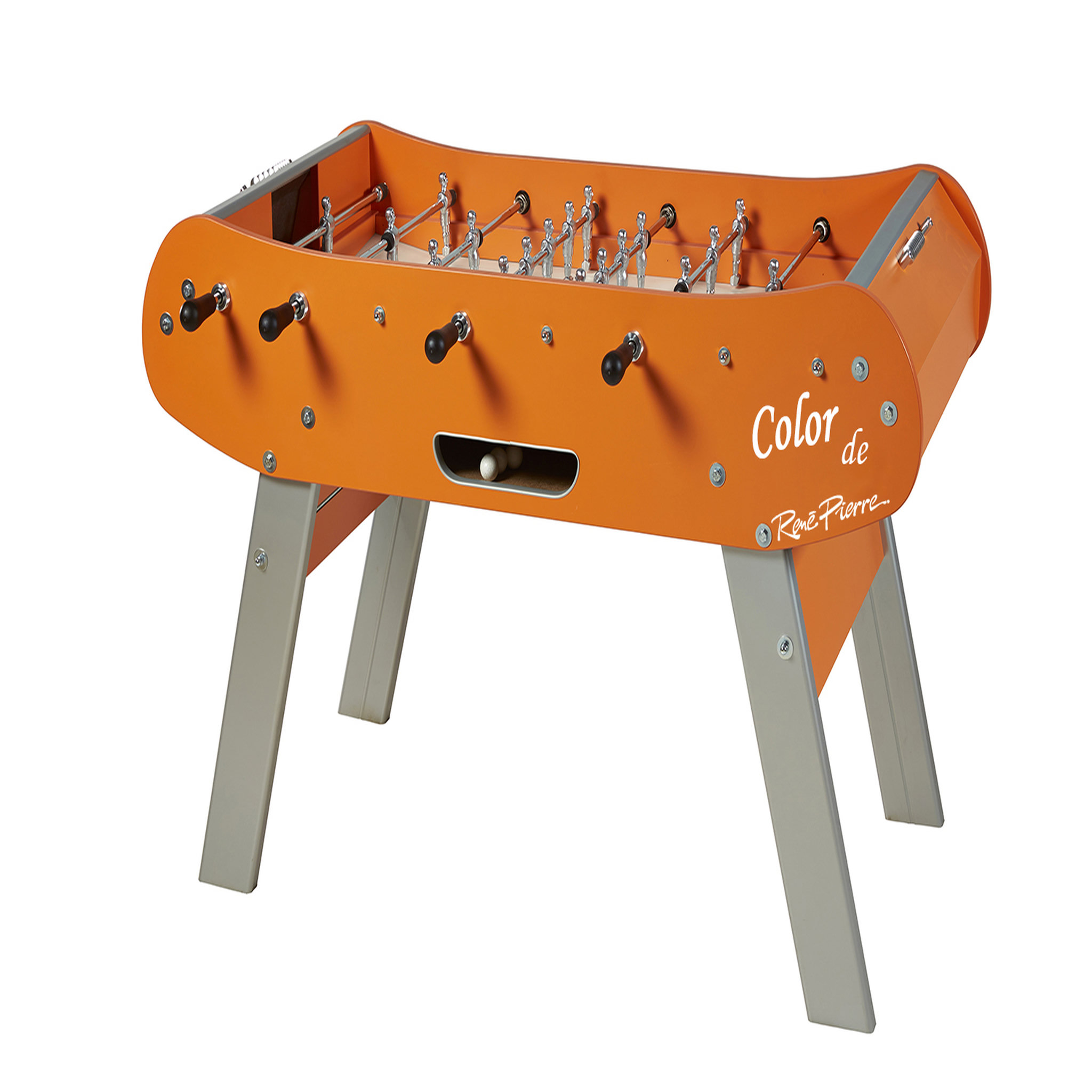 Voir la diapositive 1 : RENE PIERRE Baby-Foot Color Orange