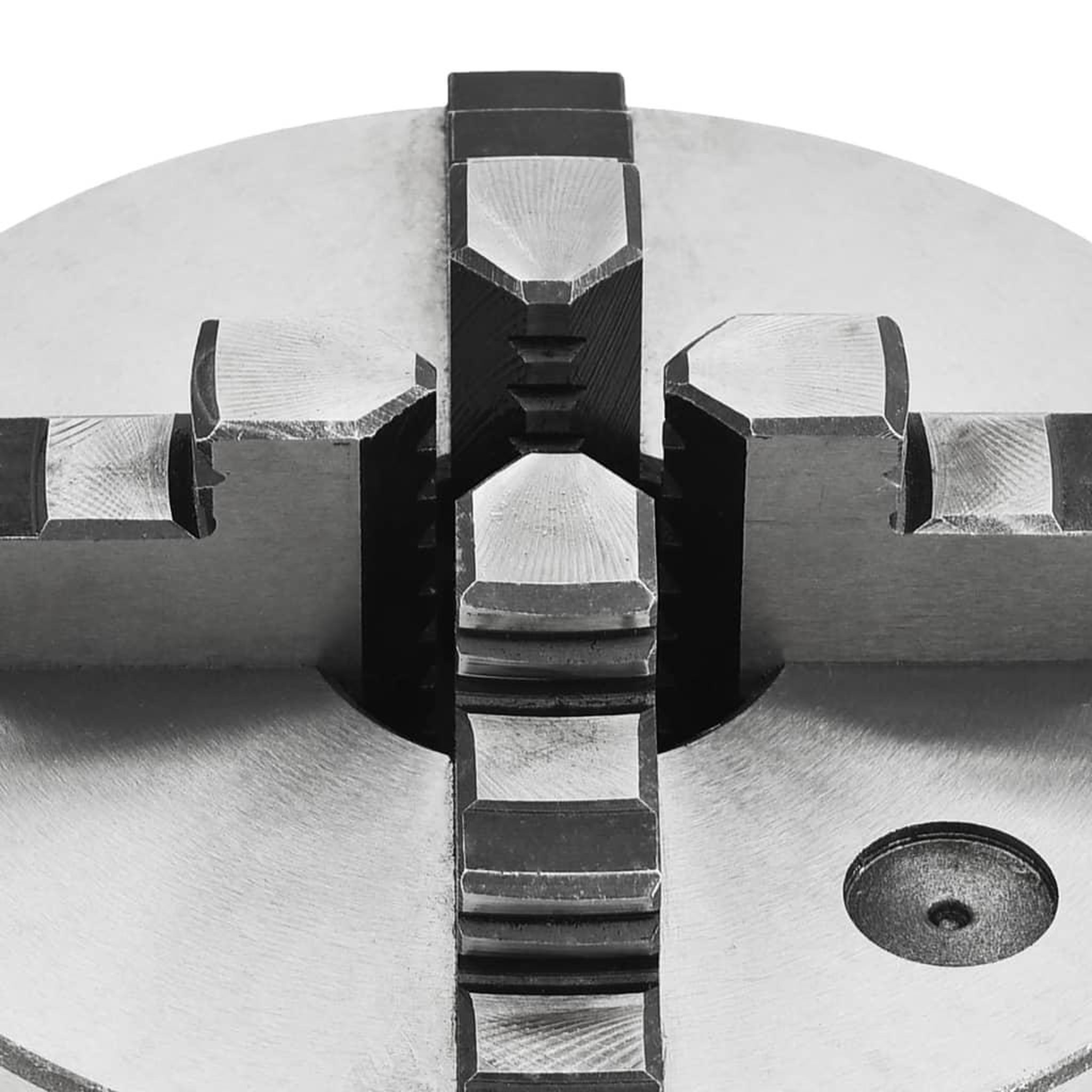 Voir la diapositive 5 : VIDAXL Mandrin de tour auto-centrant a 4 machoires 160 mm Acier
