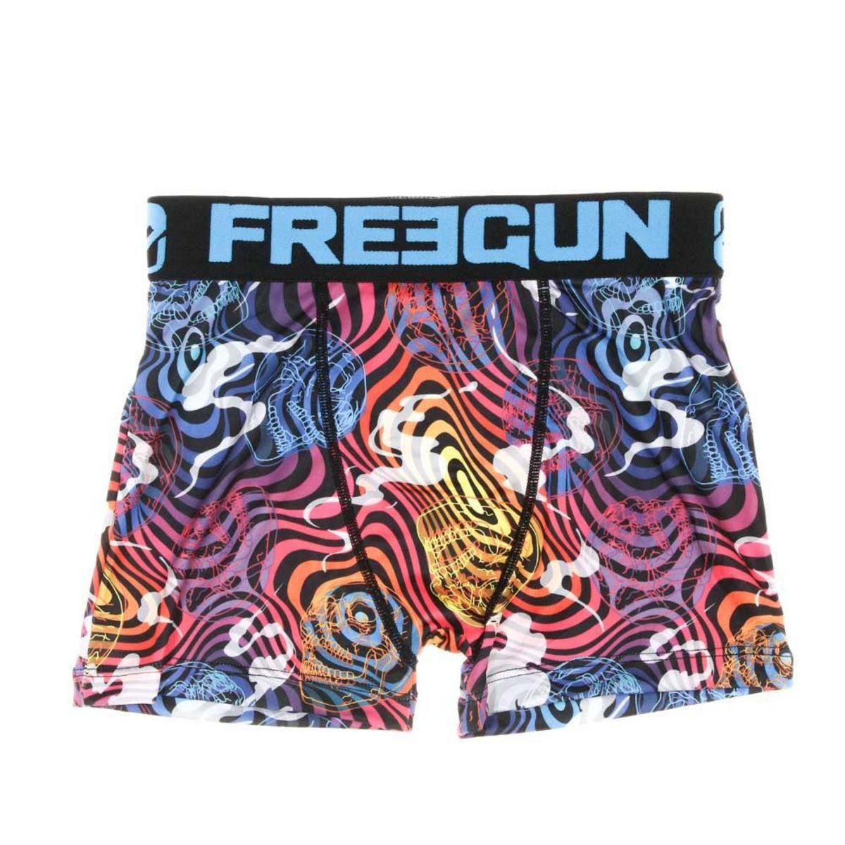 FREEGUN Boxer Noir/Bleu Garçon Freegun Skull