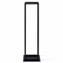Voir la diapositive 3 : ID MARKET Range bûches vertical acier noir avec étagère H.112 CM pour cheminée