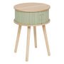 Voir la diapositive 1 : ATMOSPHERA Table de Chevet 2 Portes  Nysos  54cm Vert