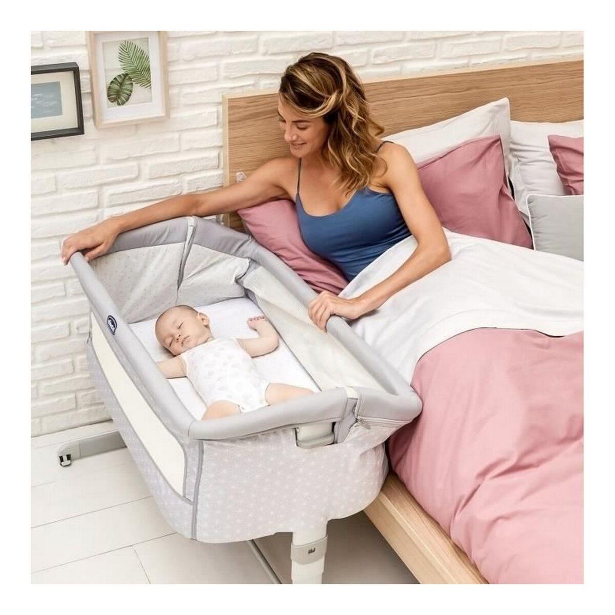 Voir la diapositive 2 : CHICCO Lit Bébé de Voyage Chicco Next2Me Dream Turquoise