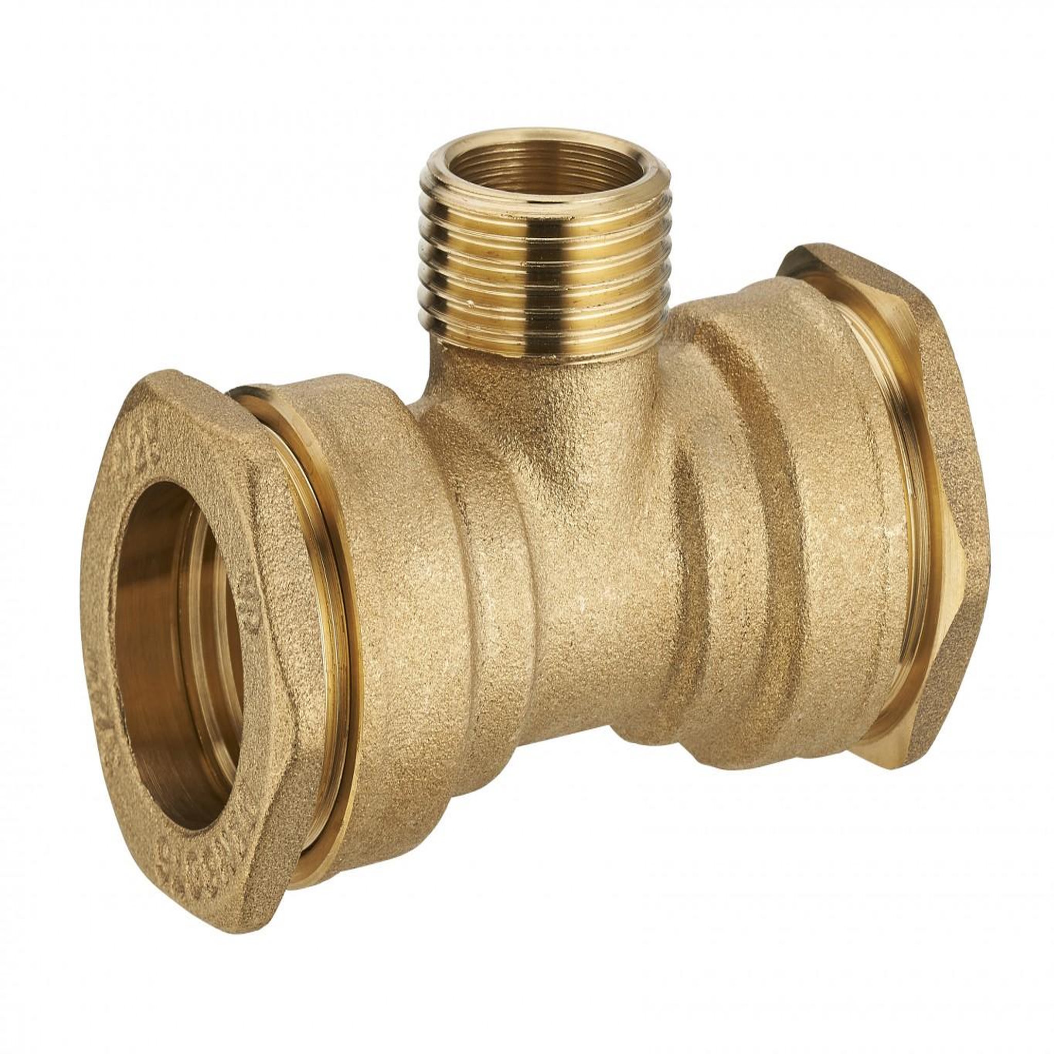 CENTRALE BRICO TE M 3/4 à compression laiton D.25 pour tube en polyéthylène