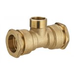 CENTRALE BRICO TE M 3/4 à compression laiton D.25 pour tube en polyéthylène