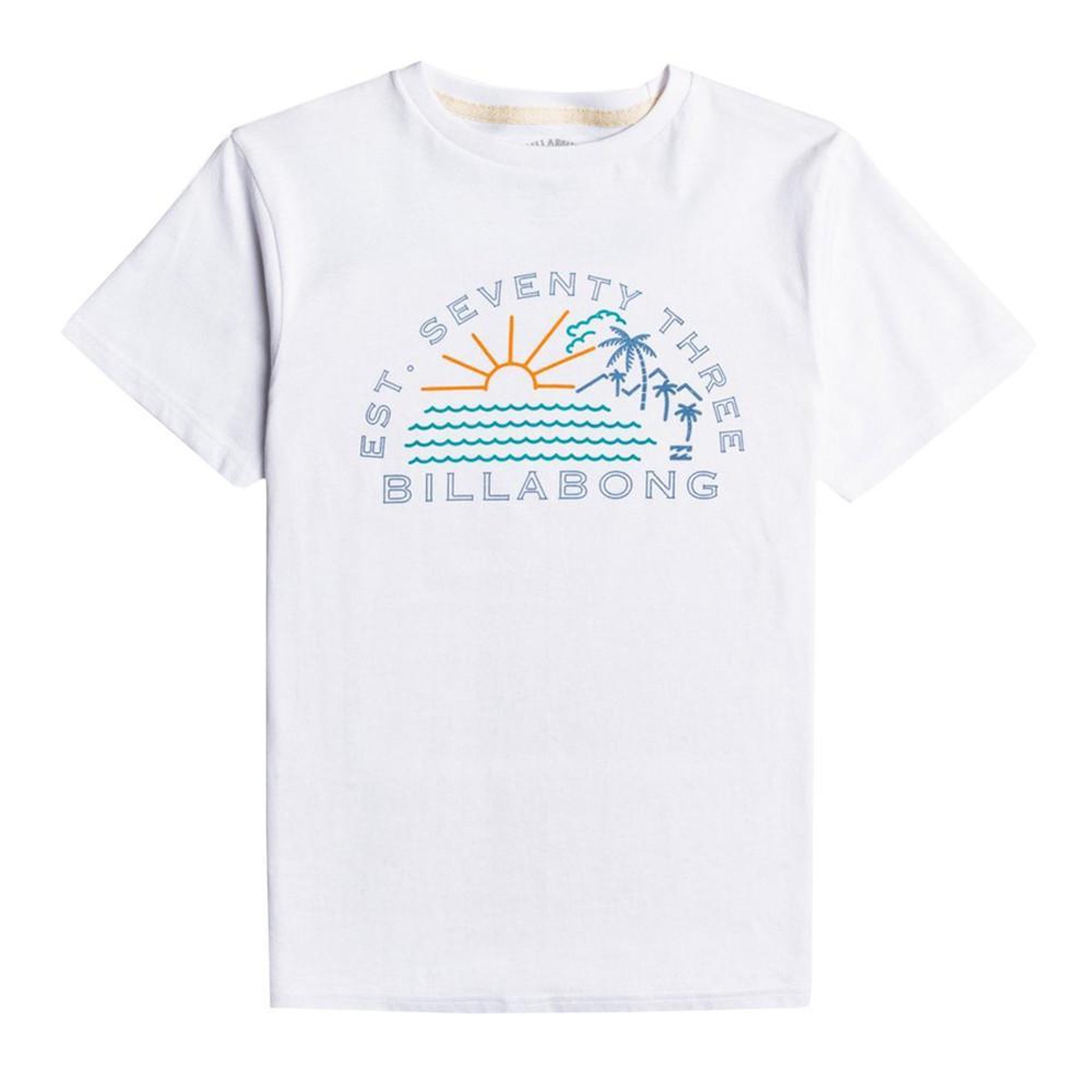 BILLABONG T shirt  Garçon Billabong Isla Vista. Coloris disponibles : Blanc