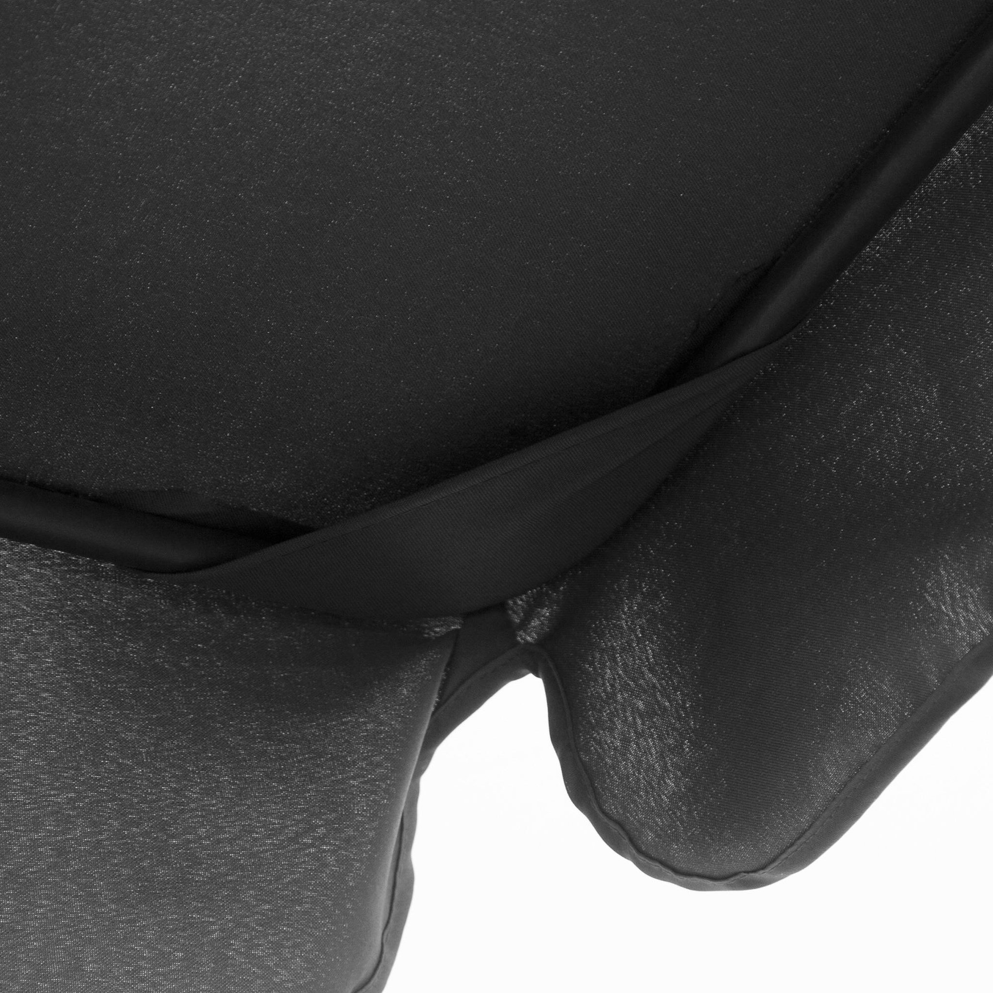 Voir la diapositive 5 : OUTSUNNY Balancelle de jardin 3 places grand confort toit imperméabilisé inclinaison réglable assise et dossier ergonomique acier textilène gris