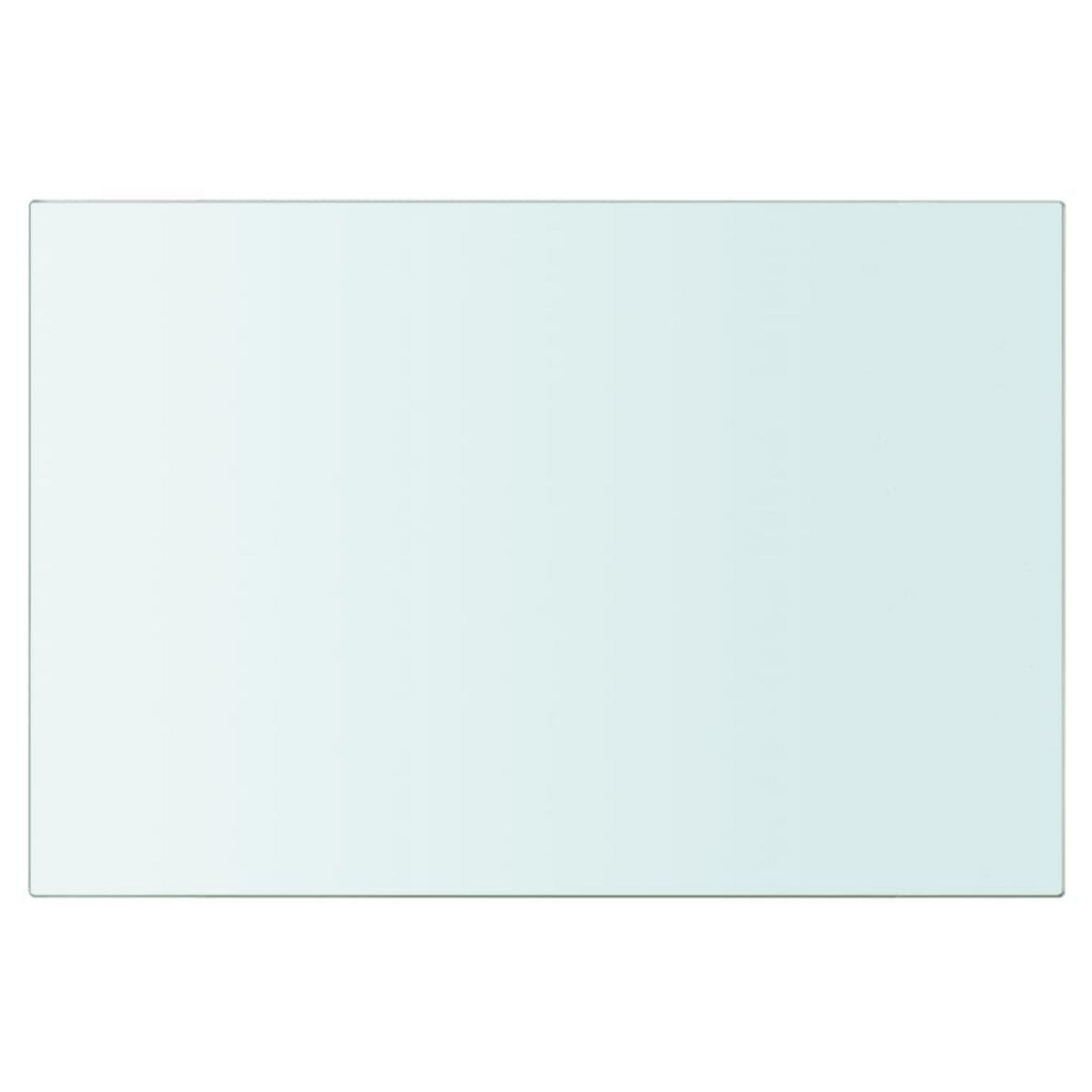 VIDAXL Panneaux d'etagere 2 pcs Verre Transparent 20 x 25 cm