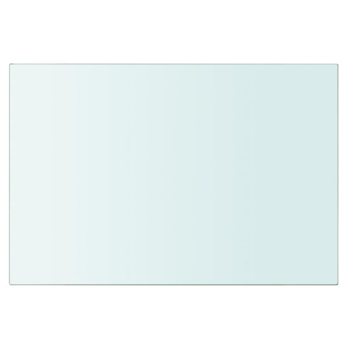 VIDAXL Panneaux d'etagere 2 pcs Verre Transparent 20 x 25 cm