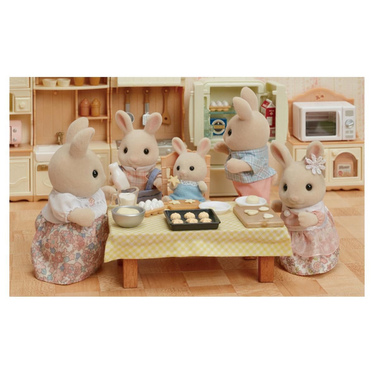 Sylvanian Families 5706 La famille lapin creme