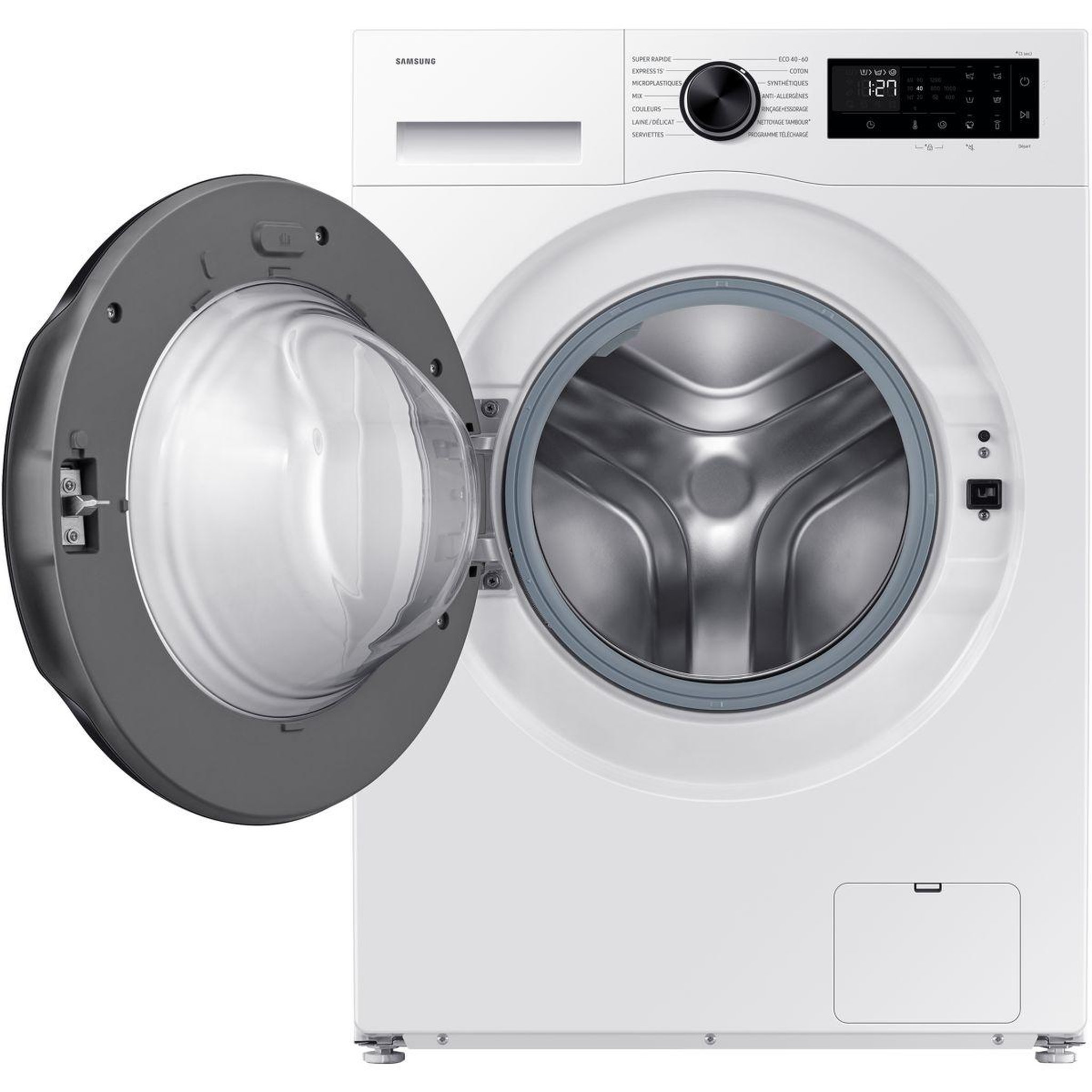 Voir la diapositive 2 : Samsung Lave linge hublot ww10fg5u34aeef - 10 kg - 1400 tr/min - classe a - moteur induction - connecté wifi