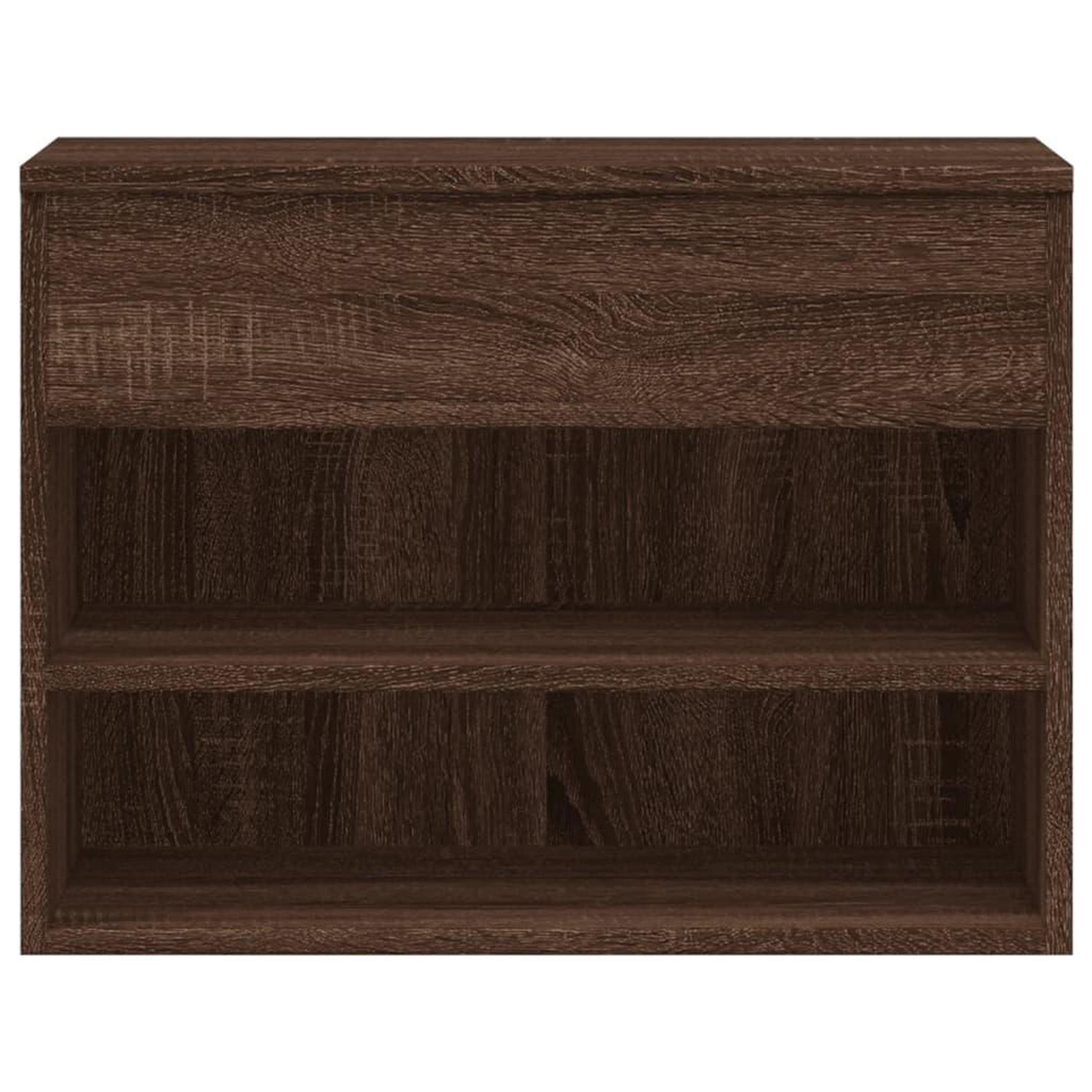 Voir la diapositive 5 : VIDAXL Banc a chaussures Chene marron 60x30x45 cm Bois d'ingenierie