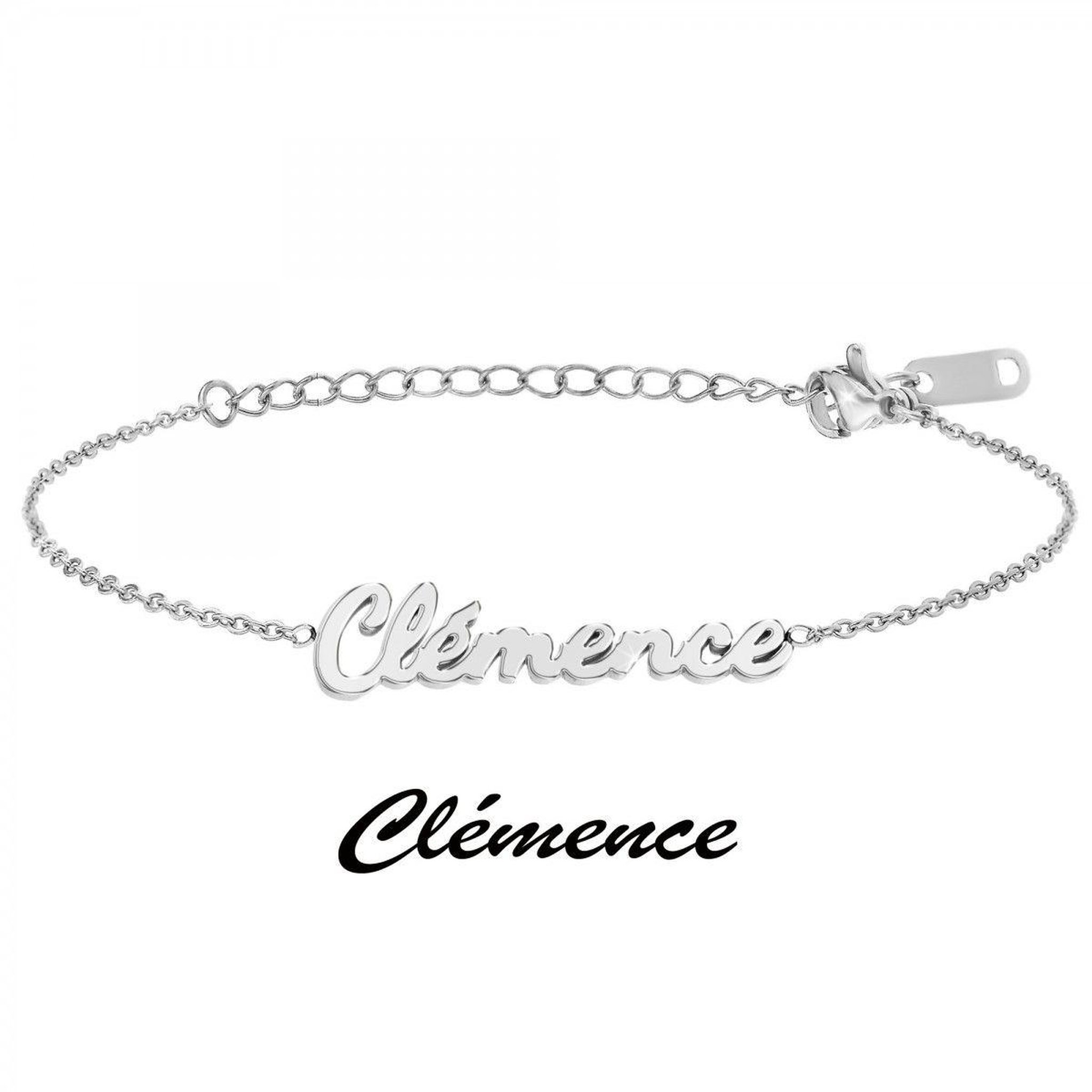 Voir la diapositive 3 : SC CRYSTAL Clémence - Bracelet prénom